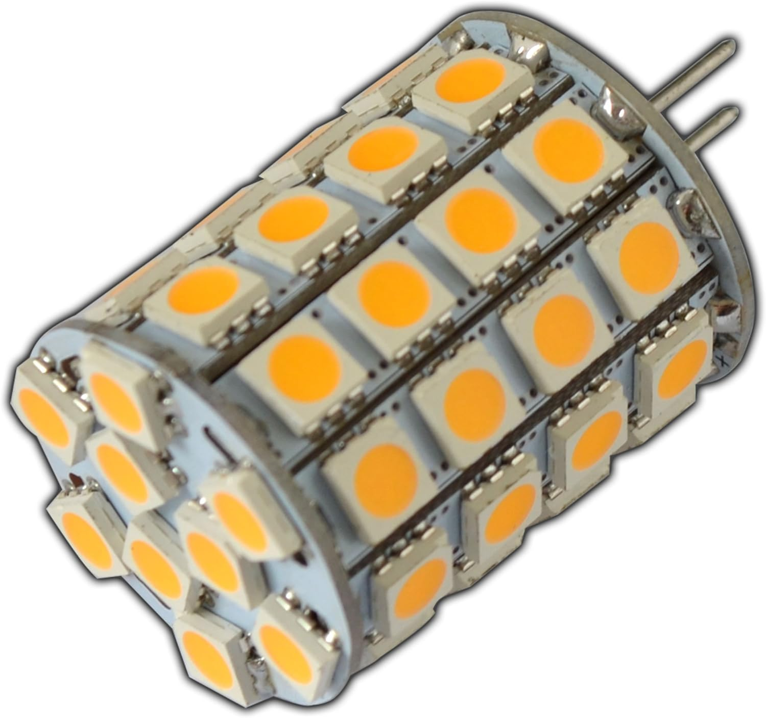 Pb-Versand G6.35/GY6.35 LED 6 Watt Daylight White Cool White ~ 35W Halogen 12V AC/DC Lamp Pack of 2 image number 1