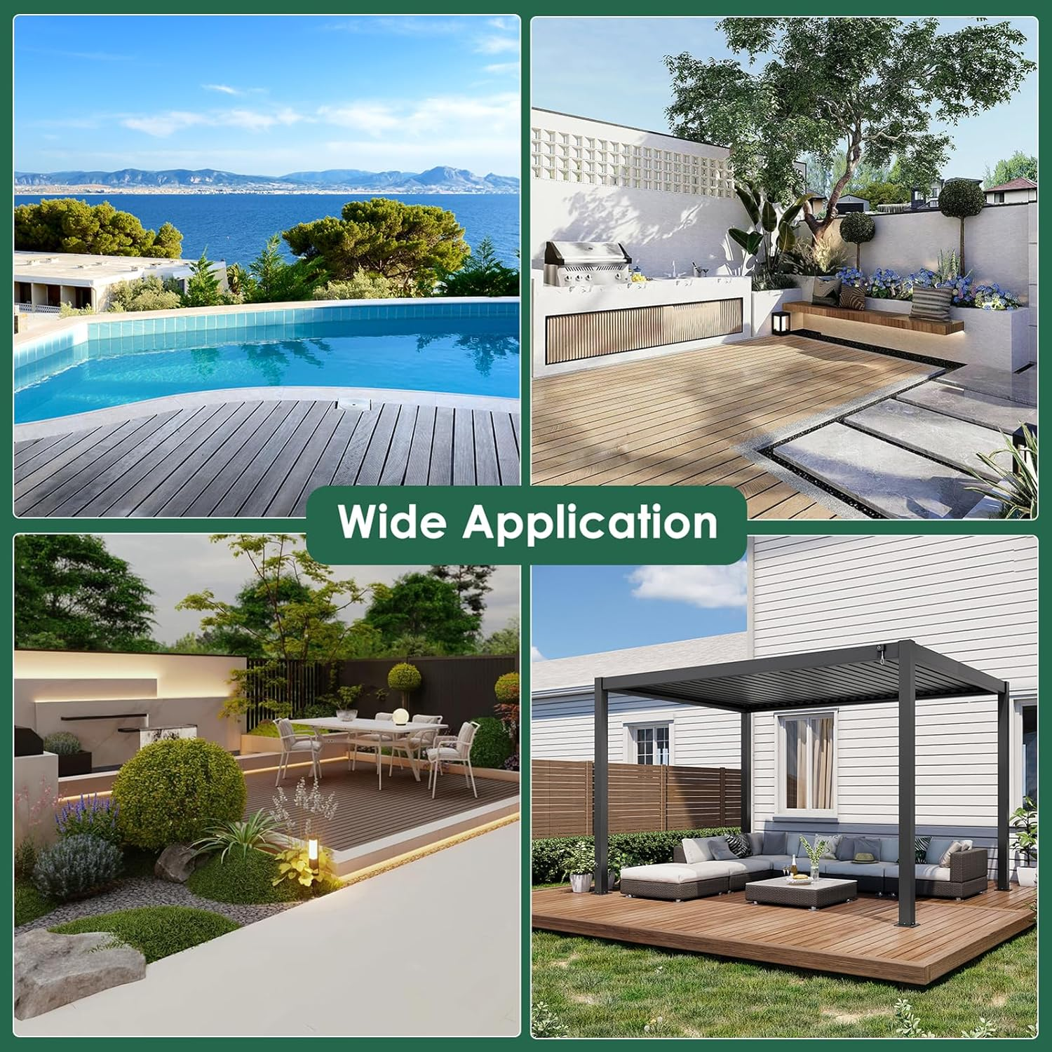 5Pcs Deck Support Pedestals Height Adjustable, Pedestal Paver Supports, Sturdy Deck Support Pedestals Low Profile Mini Deck Support for Wood Wpc Aluminum