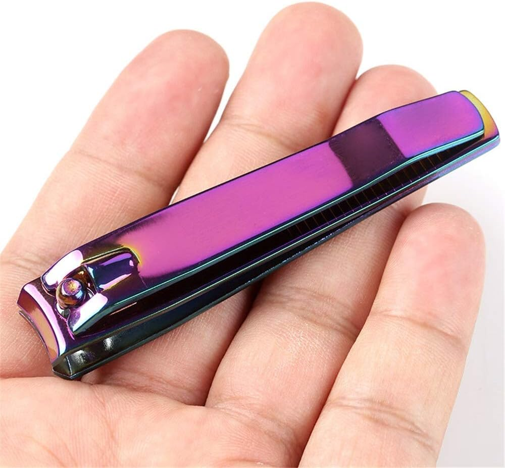 Stainless Steel Nail Clippers Machine Professional Nail Trimmer Toe Nail Clipper Nail Tool Colorful 14Mmx80Mm Zhengpingpai image number 5