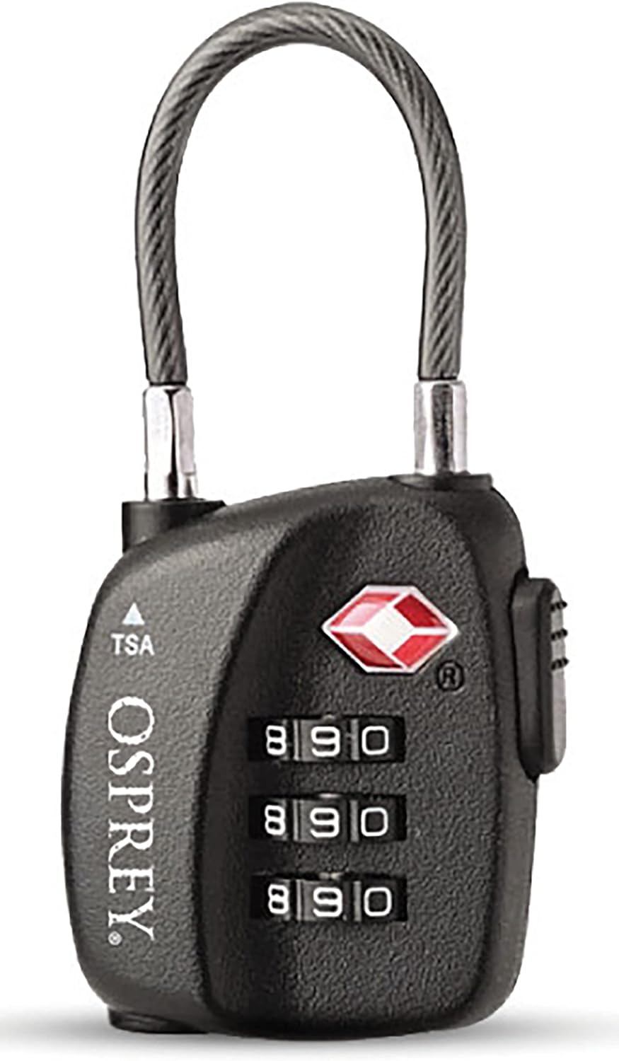 Osprey Europe TSA 3 Dial Cable Lock Unisex Black - O/S