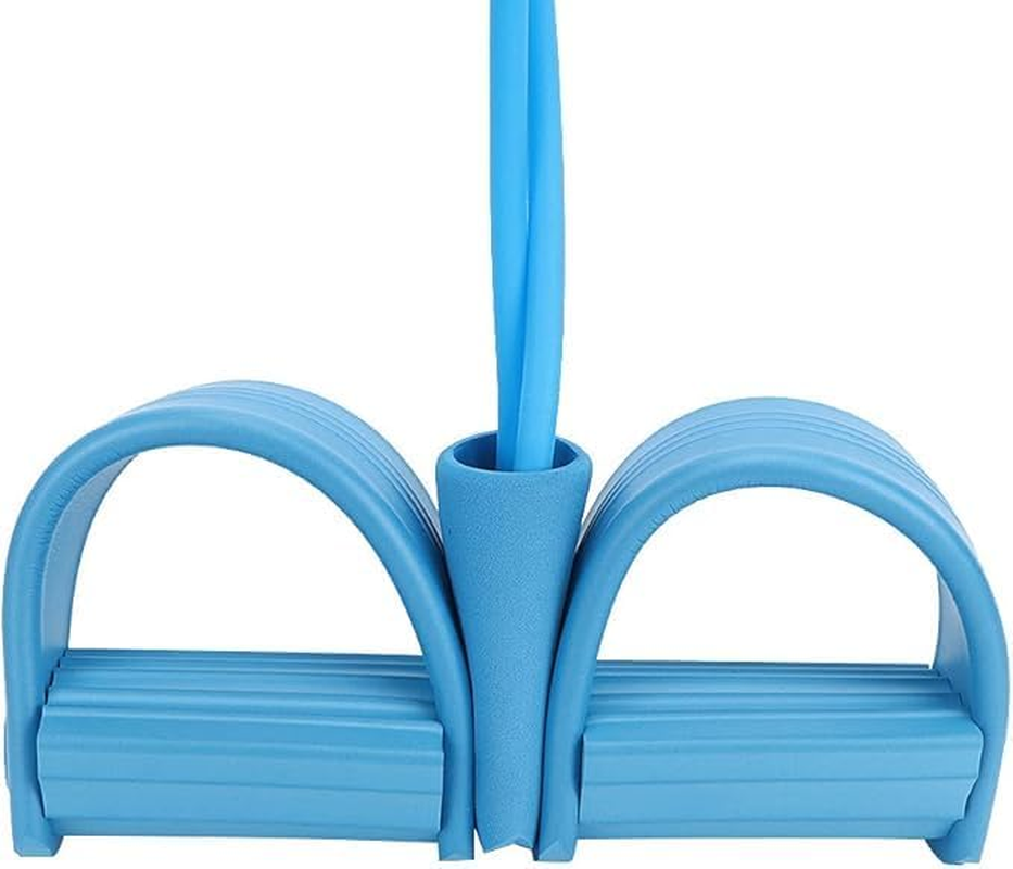 Multifunction Tension Rope, 6-Tube Elastic Yoga Pedal Puller Resistance Band, Natural Latex Tension Rope Fitness Equipment, for Arm/Abdomen/Waist/Leg Stretching Slimming Training ﻿ image number 6