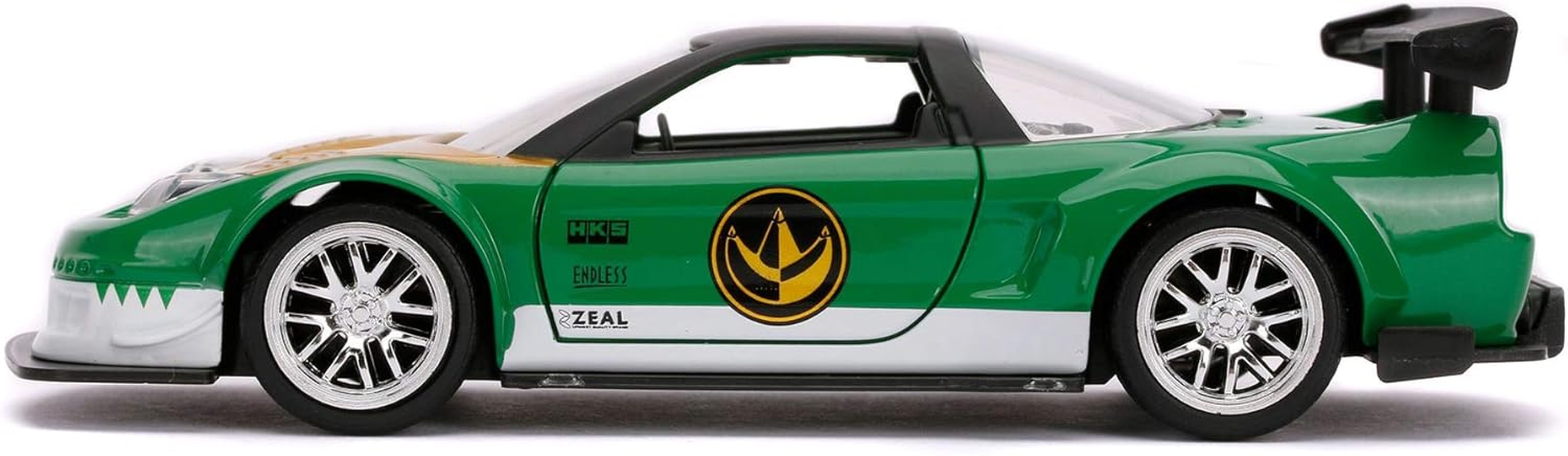 Jada Toys Power Rangers 1:32 Green Ranger 2002 Honda NSX Type-R Die-Cast Cars image number 3