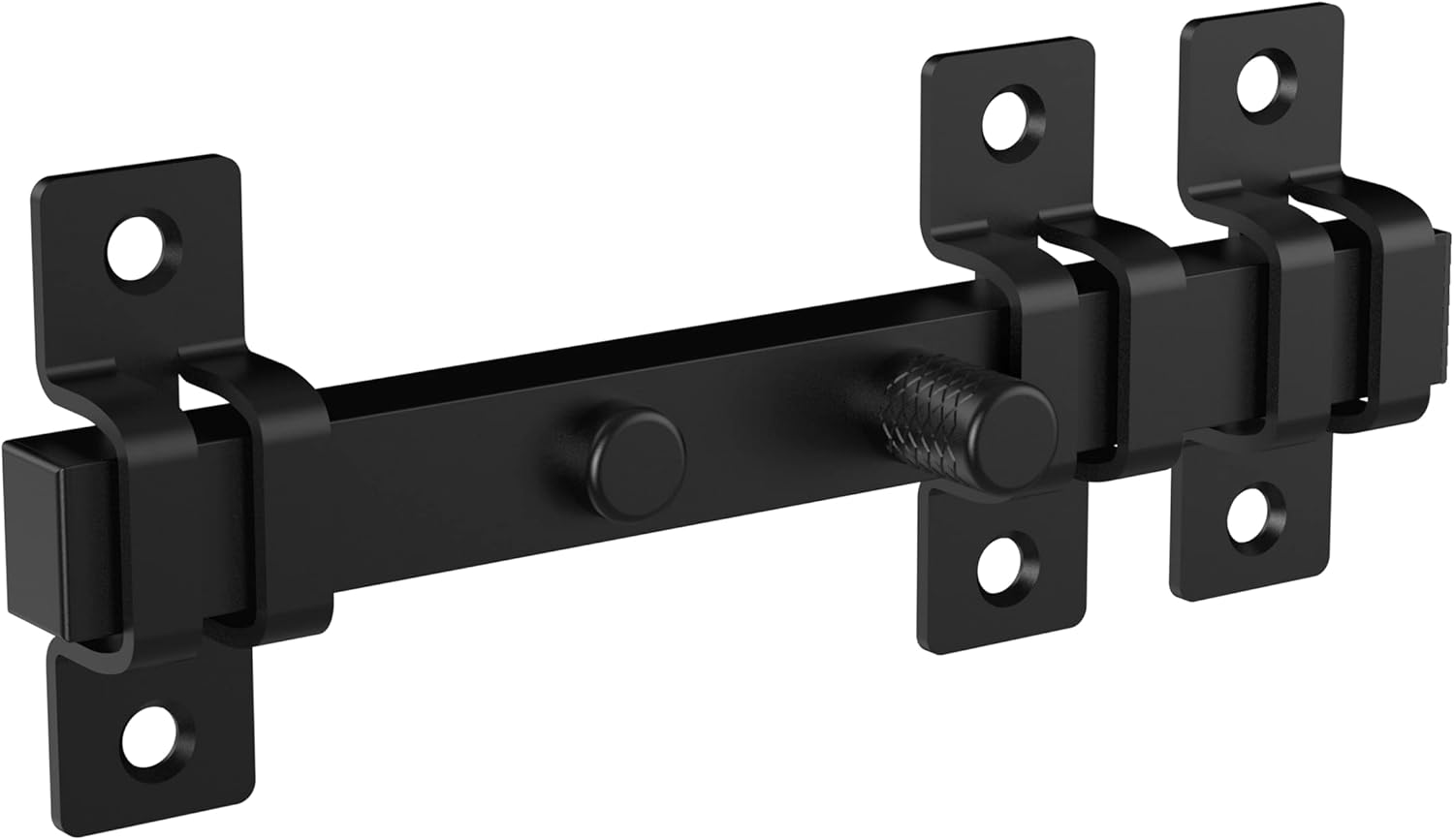 National Hardware N166-033 7.8-In Industrial Black Gate Latch image number 6