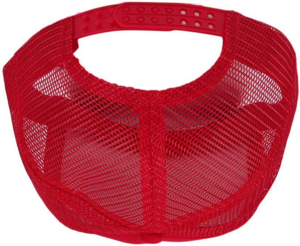 Adjustable Bubba Gump Baseball Cap Shrimp Hat Forrest Gump Cap (Adjustable, Red-Mesh) image number 1