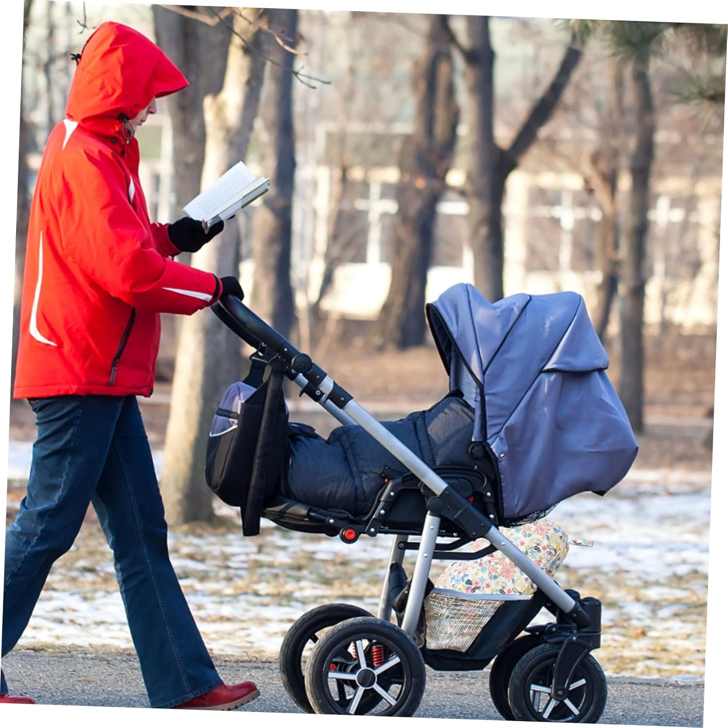 Reusable Cloth Diaper Pail Wet Bags Elastic Edge for Baby Diapers Storage 02 for Nursery and Travel image number 6