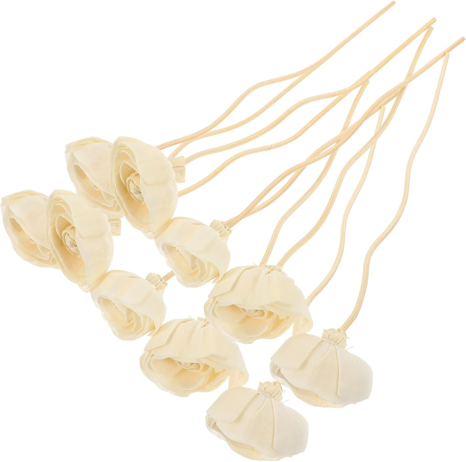 COHEALI 50Pcs Aroma Diffuser Sticks for Essential Oil Diffuser Flower Reed Sticks Fragrance Reeds Fragrance Aroma Bottle Replacement Accessory