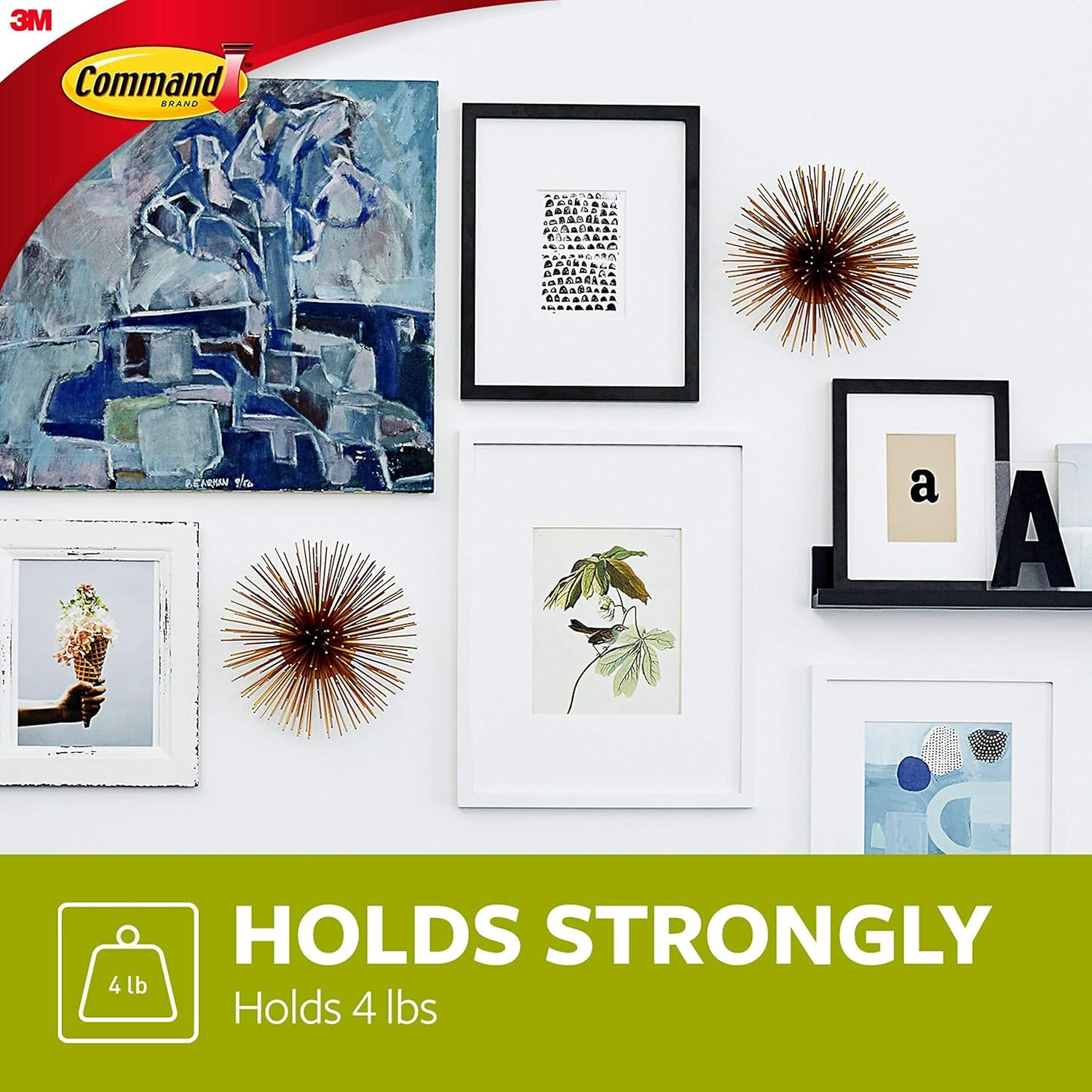 Command Wire Back Picture Hanger Value Pack, White, 3-Hangers (17043-ES) image number 3