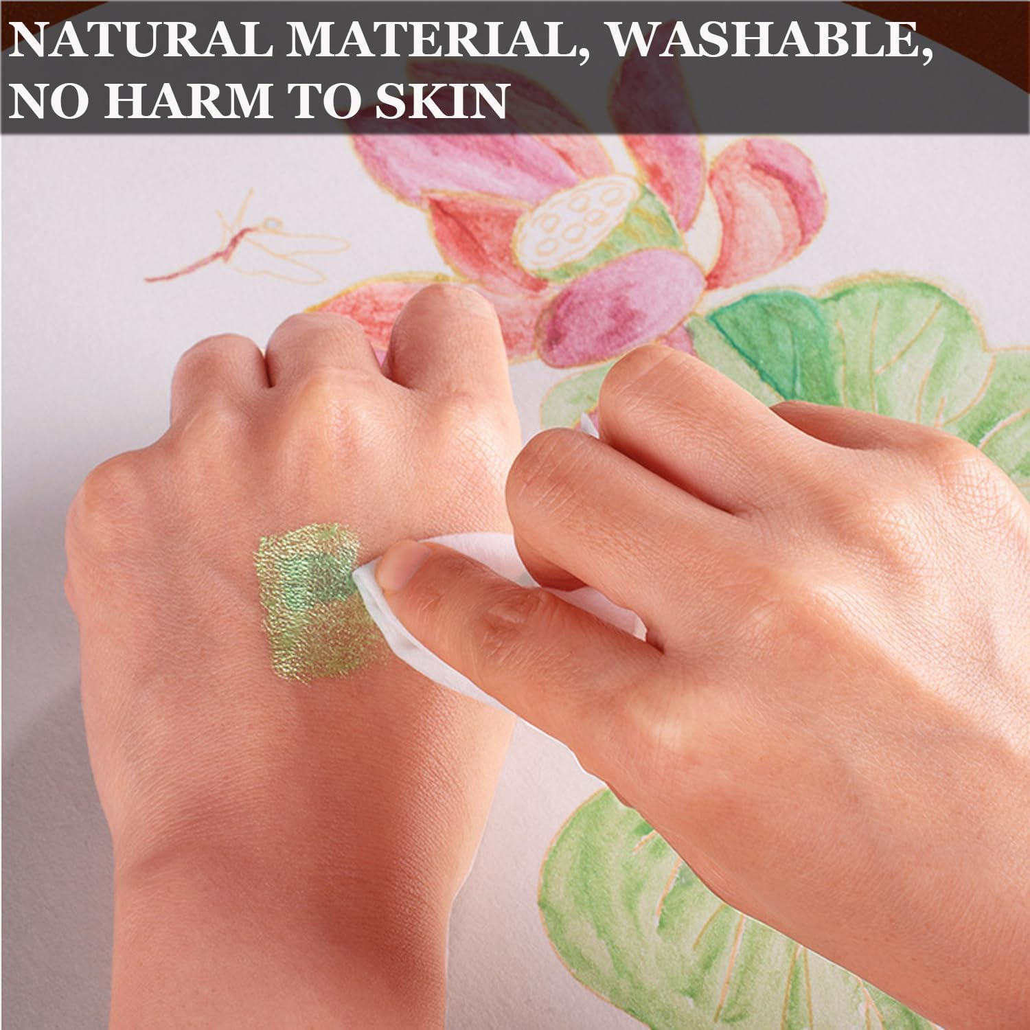 Metallic Glitter Watercolors, 20 Colors Shifting Watercolor Painting Set, Metallic Watercolor Paint, Shimmer Watercolor Paints Set, Shimmer Colourful Painting Kit for Adults Beginners image number 2