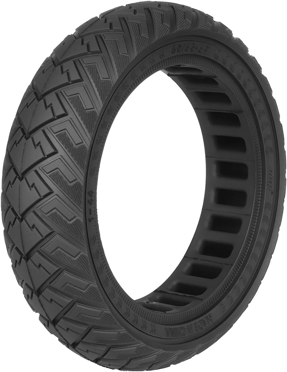 Prodrocam 60/65-6.9 Solid Rubber Tyres for Ninebot Max G2 G2D G2E G65 Scooter 10 Inch Offroad Full Tyres Front/Rear Wheels Replacement Accessories, 2 Pack