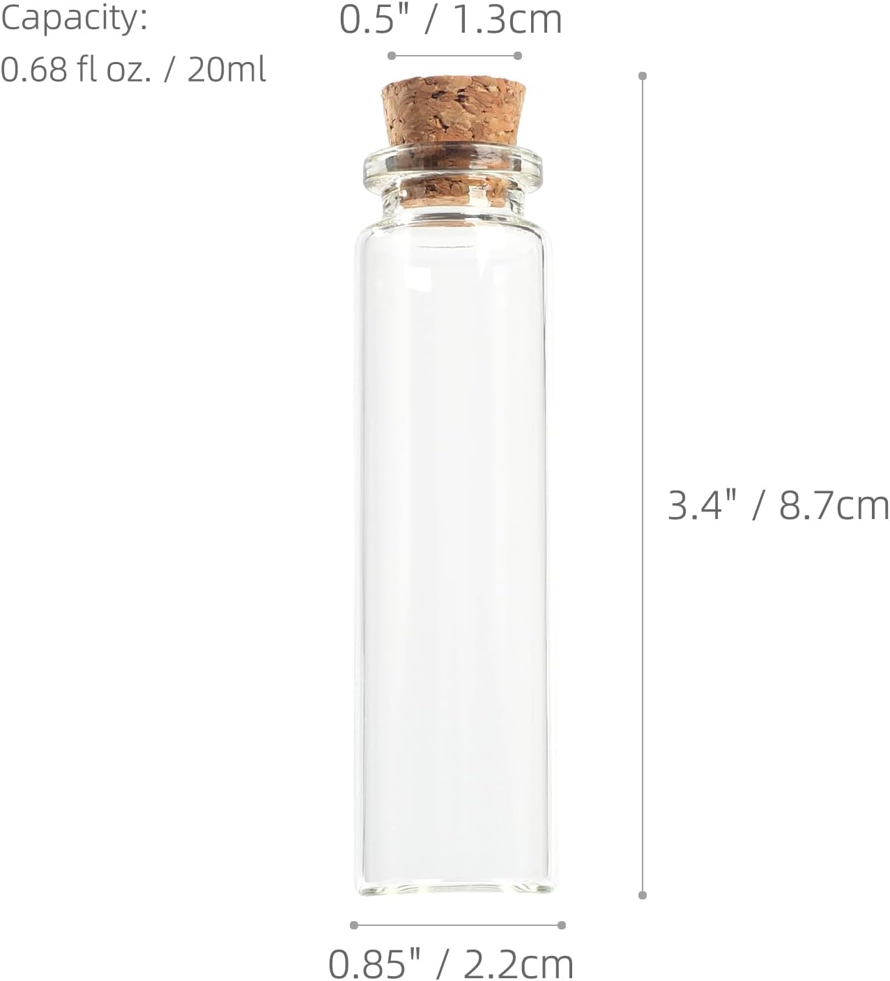 Magic Season Decorative Glass Bottles (24 Pcs / 20 Ml) image number 1