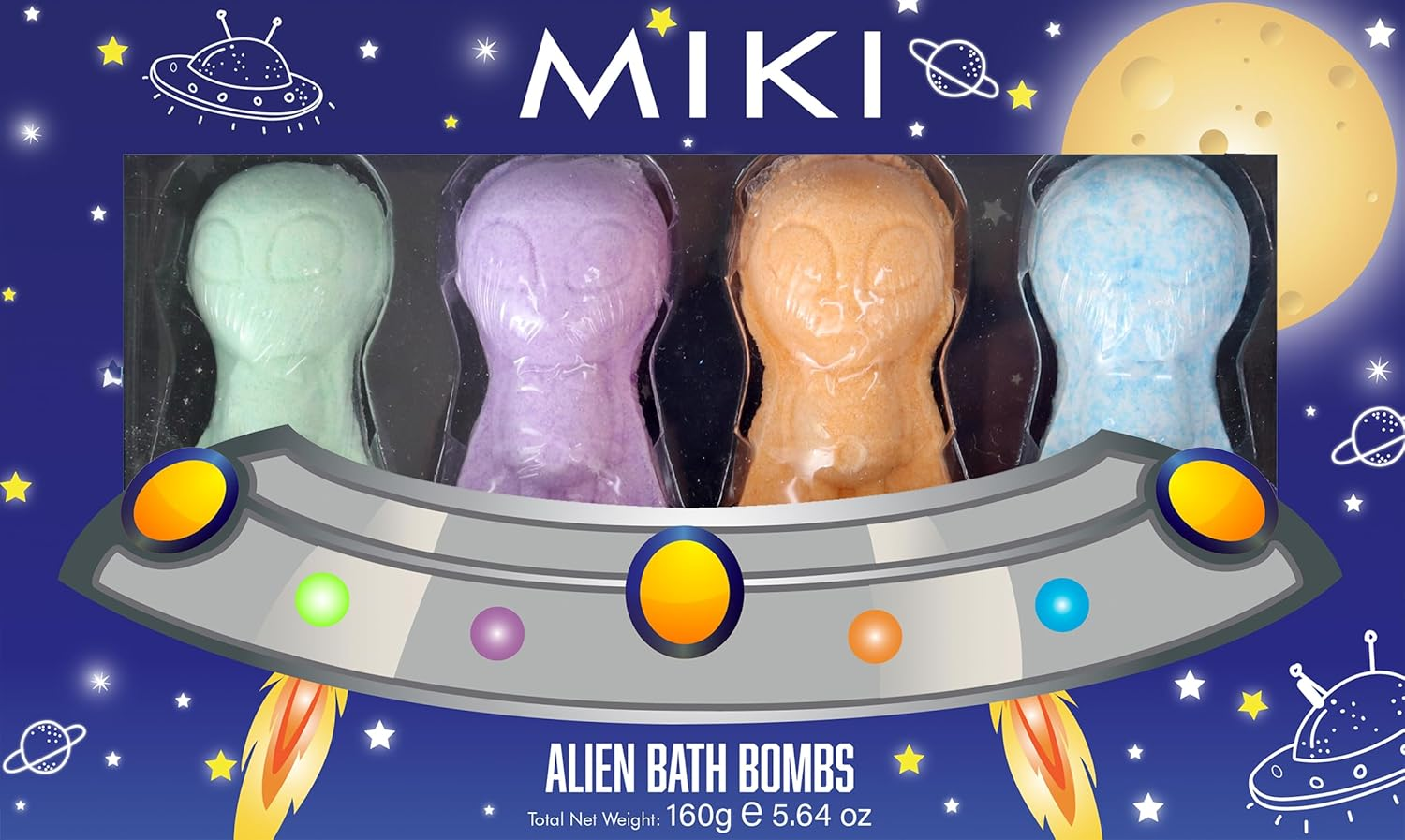 Miki Alien Bath Bombs 160 G image number 1