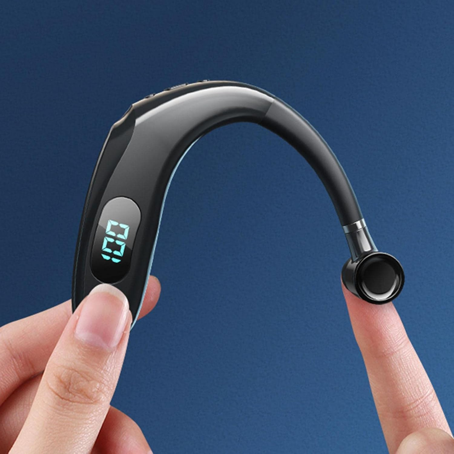 Eigell Q20 Headset Outdoor Hanging Ear Noise Reduction Sound Waterproof Rotating Stereo for Ios and Android - Green image number 2