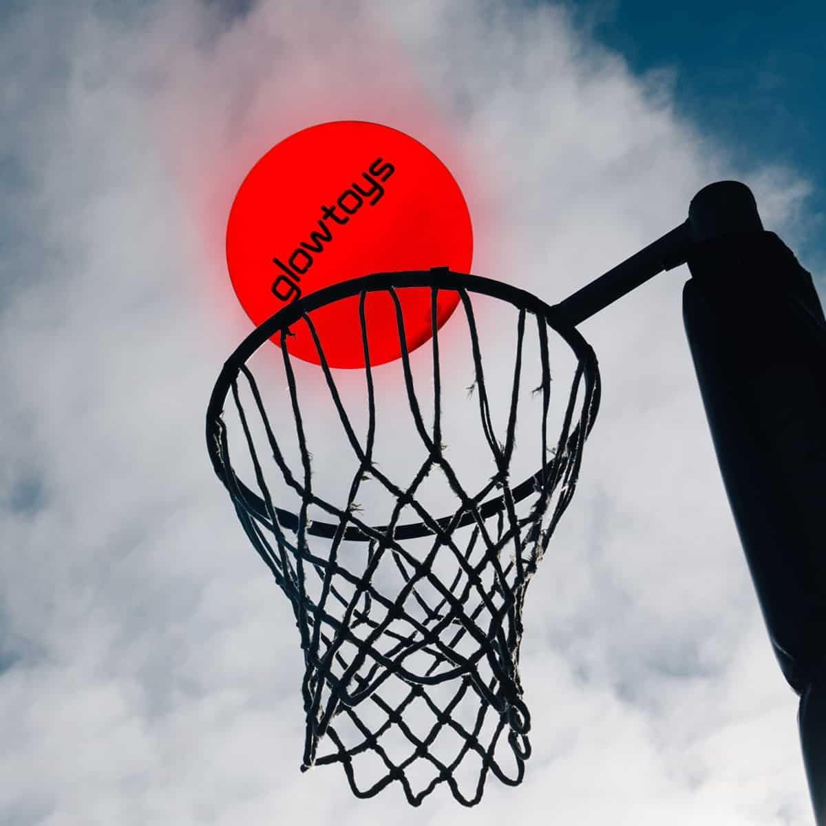 After-Dark Netball: LED Light up for Night Games - Durable Material - 2 LED Lights That Are Impact Activated - Bright in the Dark - Comes with Batteries and Free Pump! image number 2