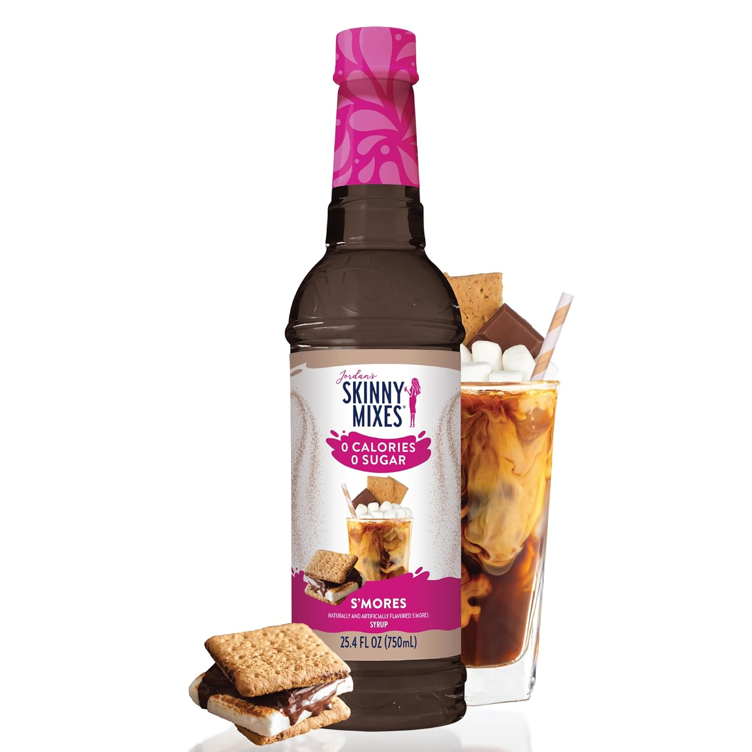 Jordans Skinny Syrup - S'Mores - 750Ml image number 1