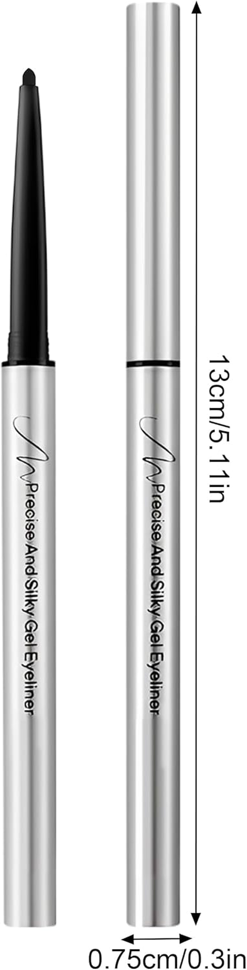 Erinde Braun Gel Eyeliner, Waterproof and Long-Lasting Eyeliner Brown Soft & Silky Eye Liner, Highly Pigmented Eye Make-Up, Smudge-Proof, Precise Eyeliner Vegan, Suitable for Beginners #02 image number 4