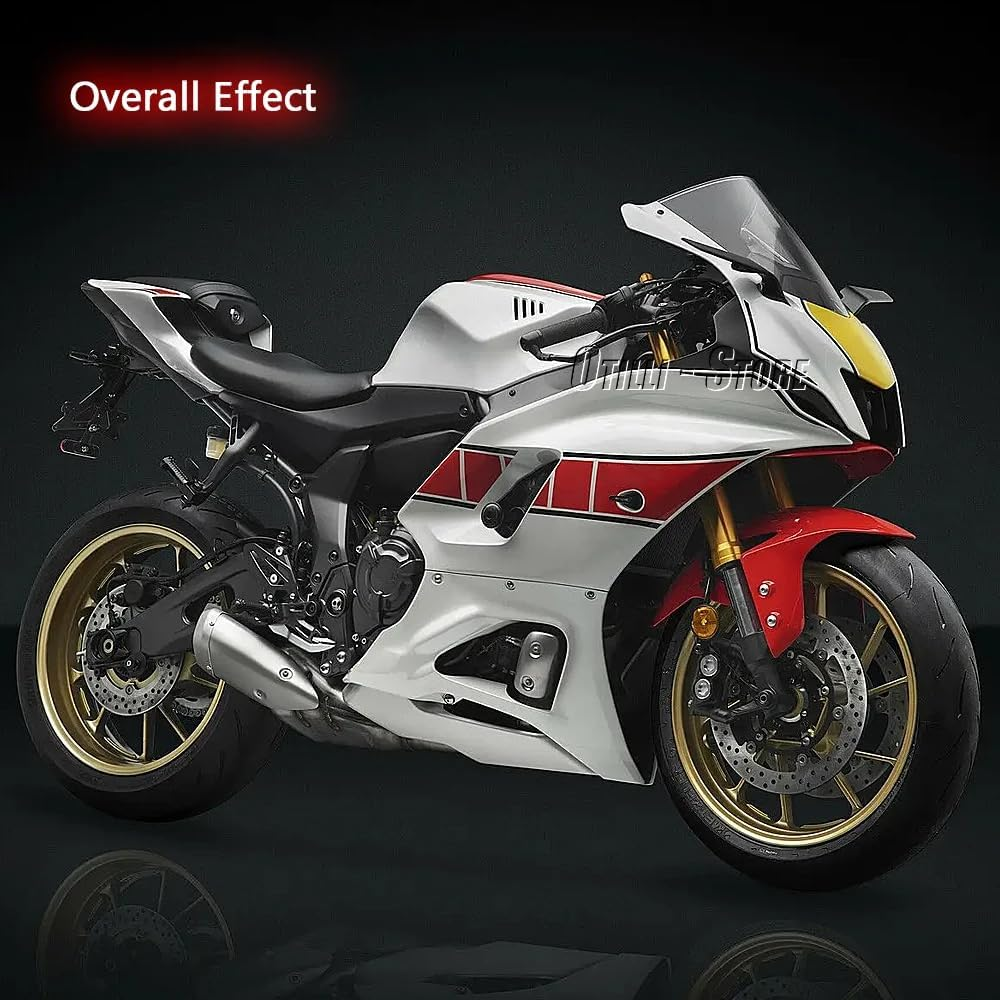 Compatible with Yamaha YZF R7 2021-2023 2024 2025/YZF R6 2017-2020 Motorcycle Accessories Black Rearview Mirrors 360&deg; Rotatable Wind Wing Side Mirrors image number 2