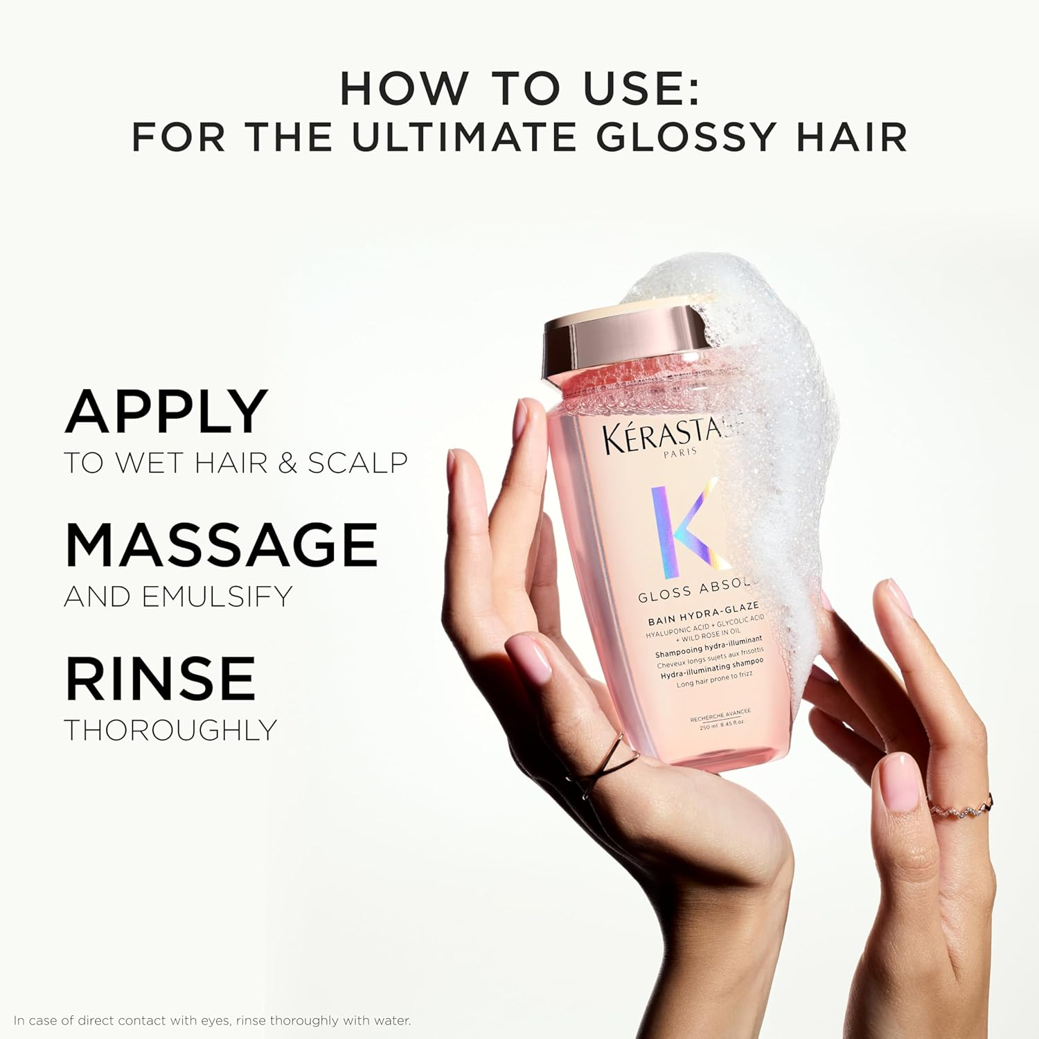 Kerastase Gloss Absolu Bain Hydra-Glaze Shampoo 250Ml image number 4