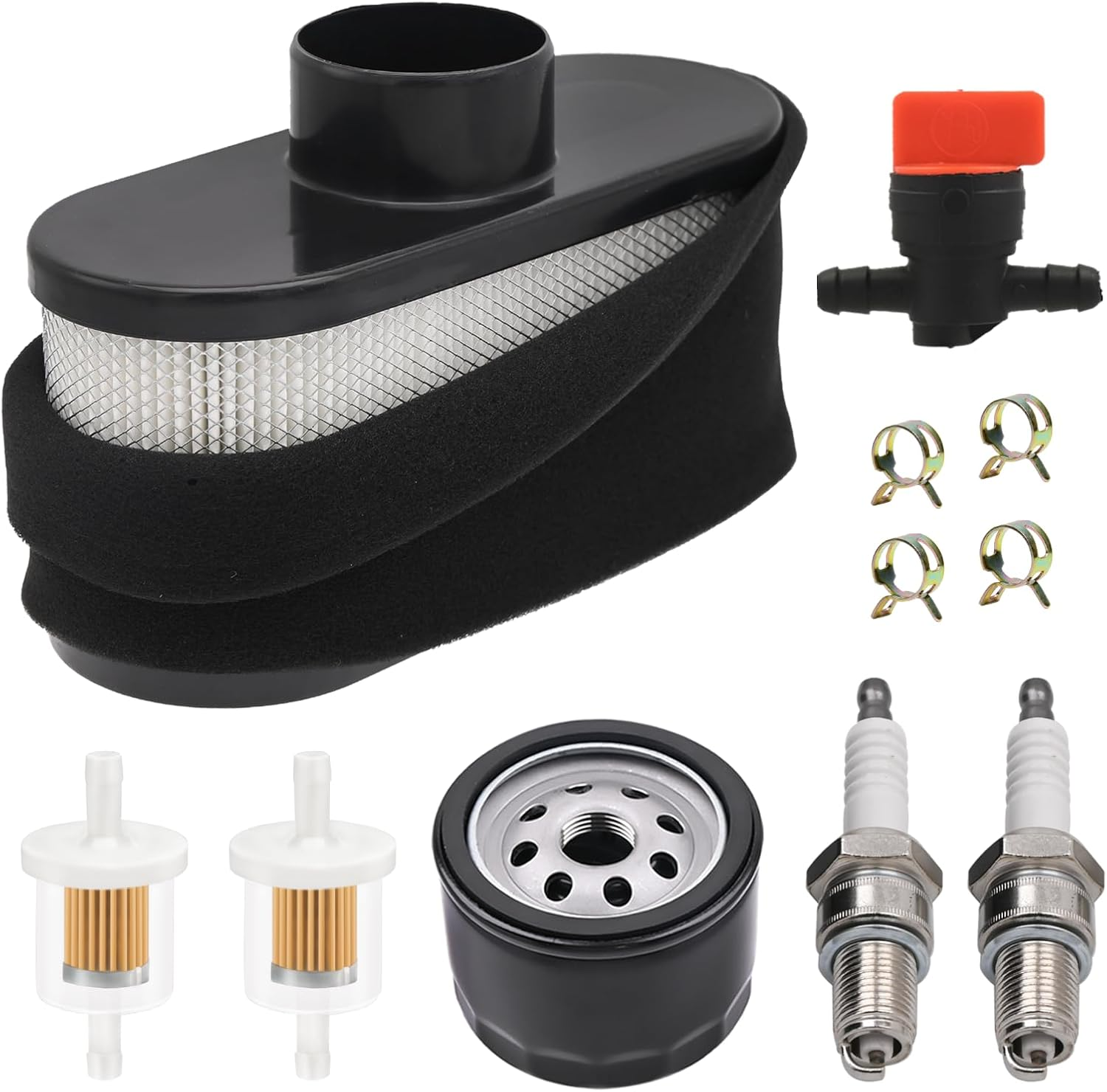 FR691V Tune up Kits 11013-0752 Air Filter for Kawasaki FR691V FR730V FR651V FS481V FS541V FS600V FS651V FS691V FS730V 4-Stroke Engine Lawn Mower image number 6