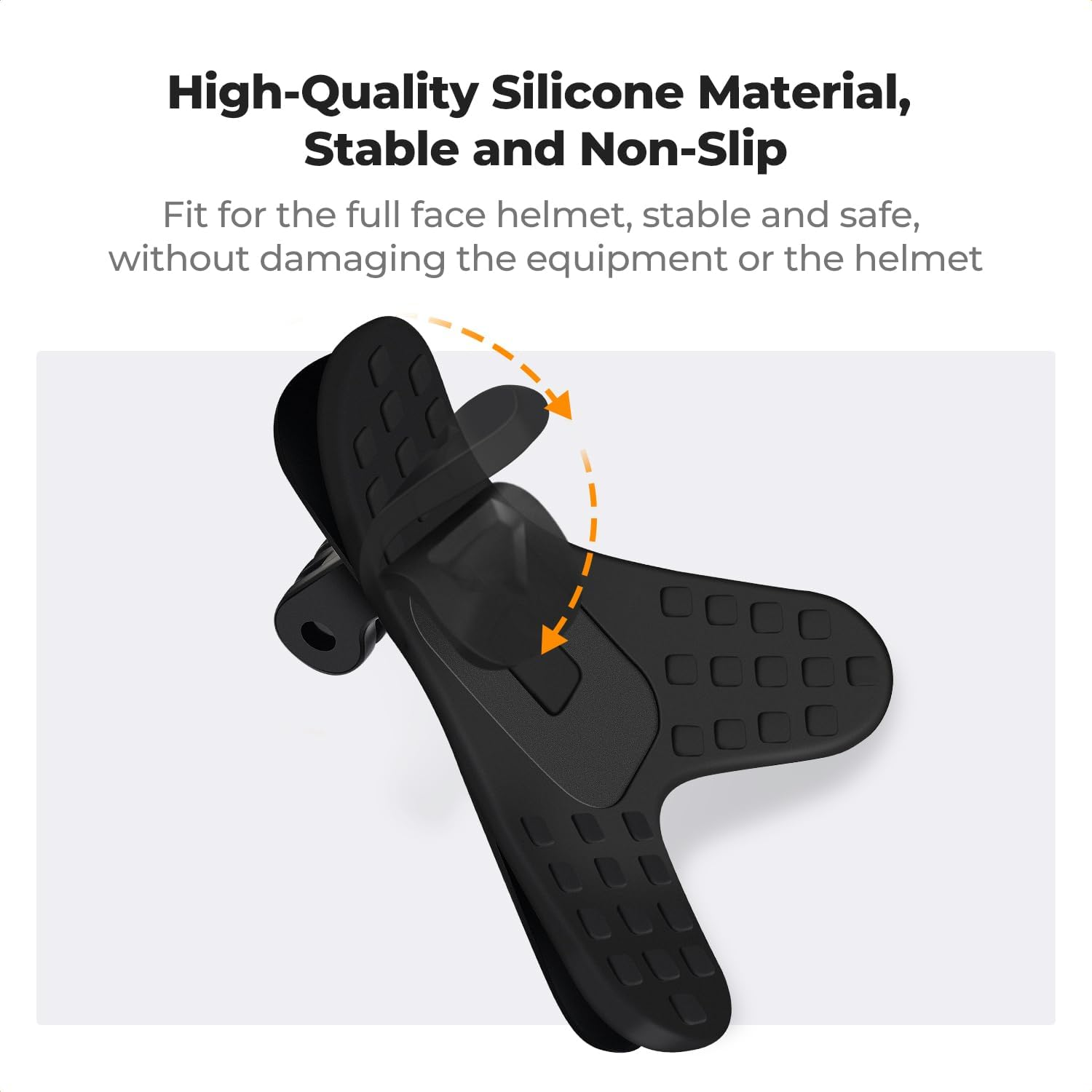 K&F Concept Action Camera Motorcycle Dirt Bike Helmet Chin Strap Mount, Helmet Holder Mounting Attachment for Gopro Hero 13/12/11/10/9/8/7/6/5/4/DJI Osmo Action 5Pro/4/3/Insta360 X5/X4/X3 image number 5