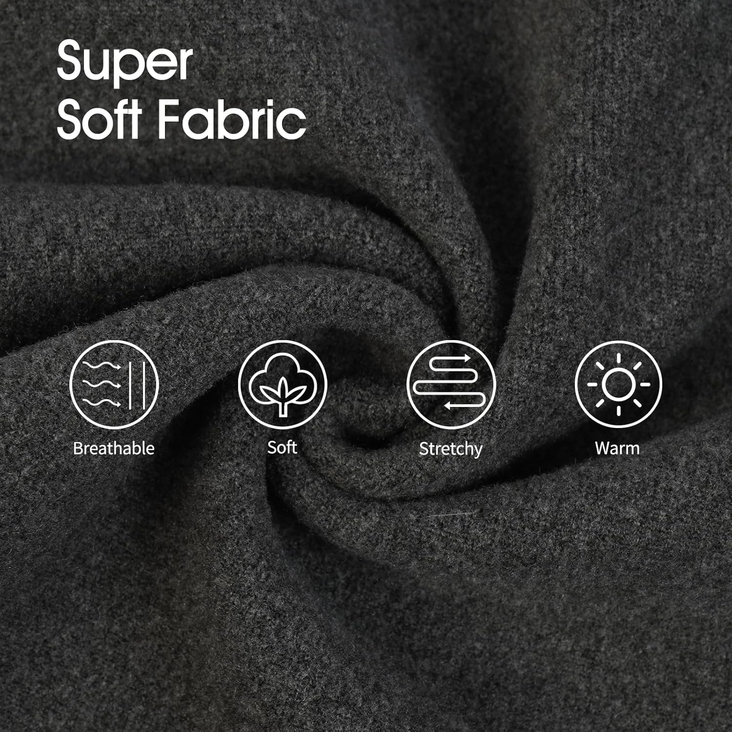 Iecoii Great Dane Sweater,Pet Dog Sweater for Extra Large Size Dogs,Fleece Sweatshirt for Dogs Girl Boy,Warm Dog Winter Sweater for Big Dogs,Stretchy Dog Sweatshirt Dog Cold Weather Coats,Grey,5Xl image number 2