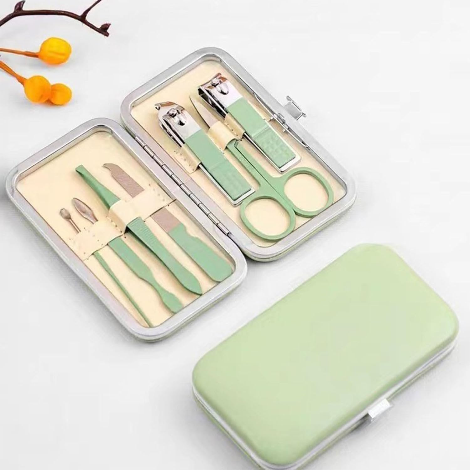 Xolixorium Manicure Set Complete Nail Clippers Kit with Travel Case Portable Manicure Tools and Nail Care Kit Ideal Gift for Men Women Friends and Family Nail Kit Collection image number 3