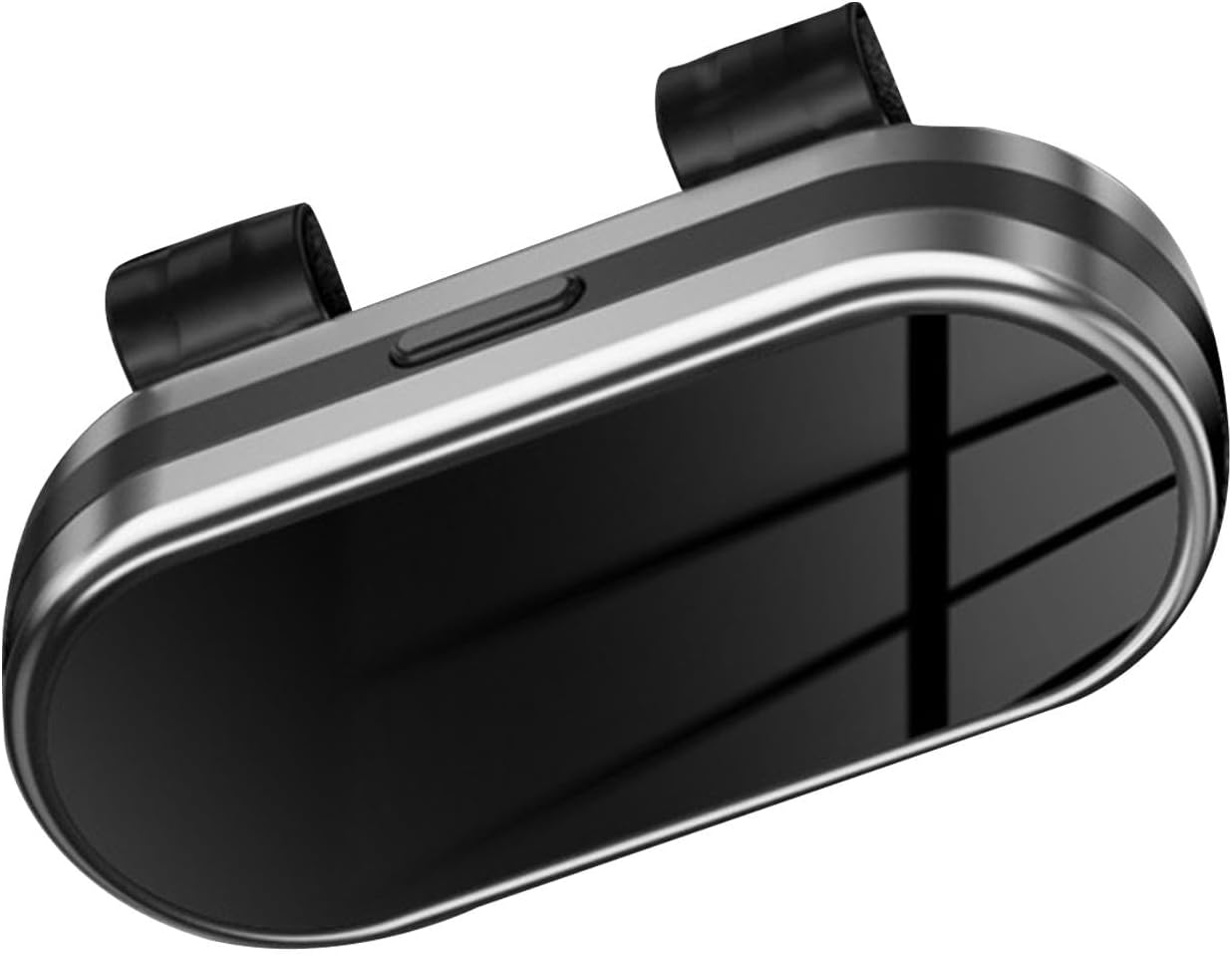 Qtueop Sun Visor Glasses Holder Storage Box Accessory Organizer Clip Holder That Protects Glasses Suitable for Storing Glasses, Black Rose Gold, as Described