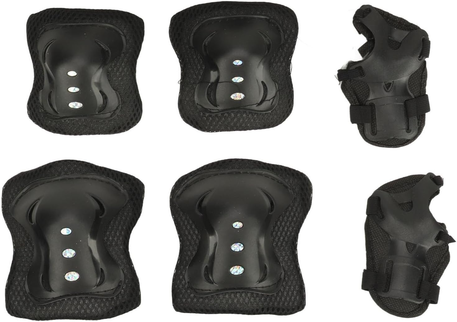 Children'S Protective Gear, Soft Sponge 6 Piece Skating Knee Elbow Pads for Kids, Multifunctional for Scooter Riding image number 6