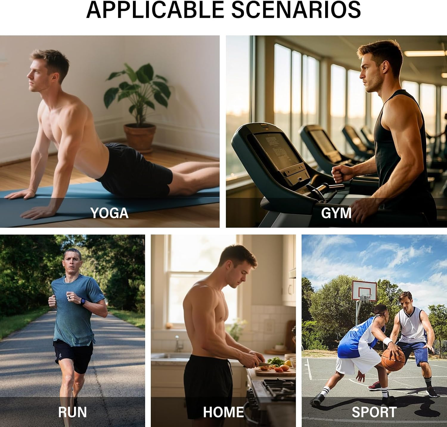 AMY COULEE Mens Running Shorts 3 Inch Training Workout Gym Shorts Cotton Casual Sweat Shorts with Pockets image number 6