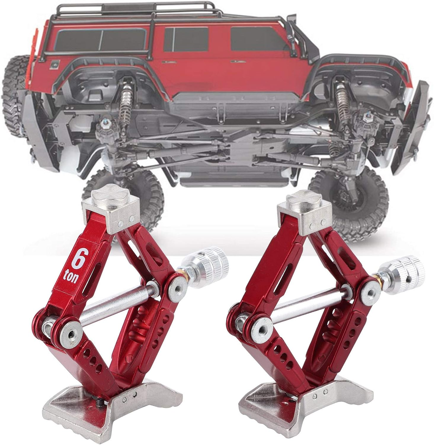 Scissor Lift Jack, Scissor Jack Exquisite Durable Adjustable Practical Sturdy Structure for 1/10 RC Car for Most People image number 1