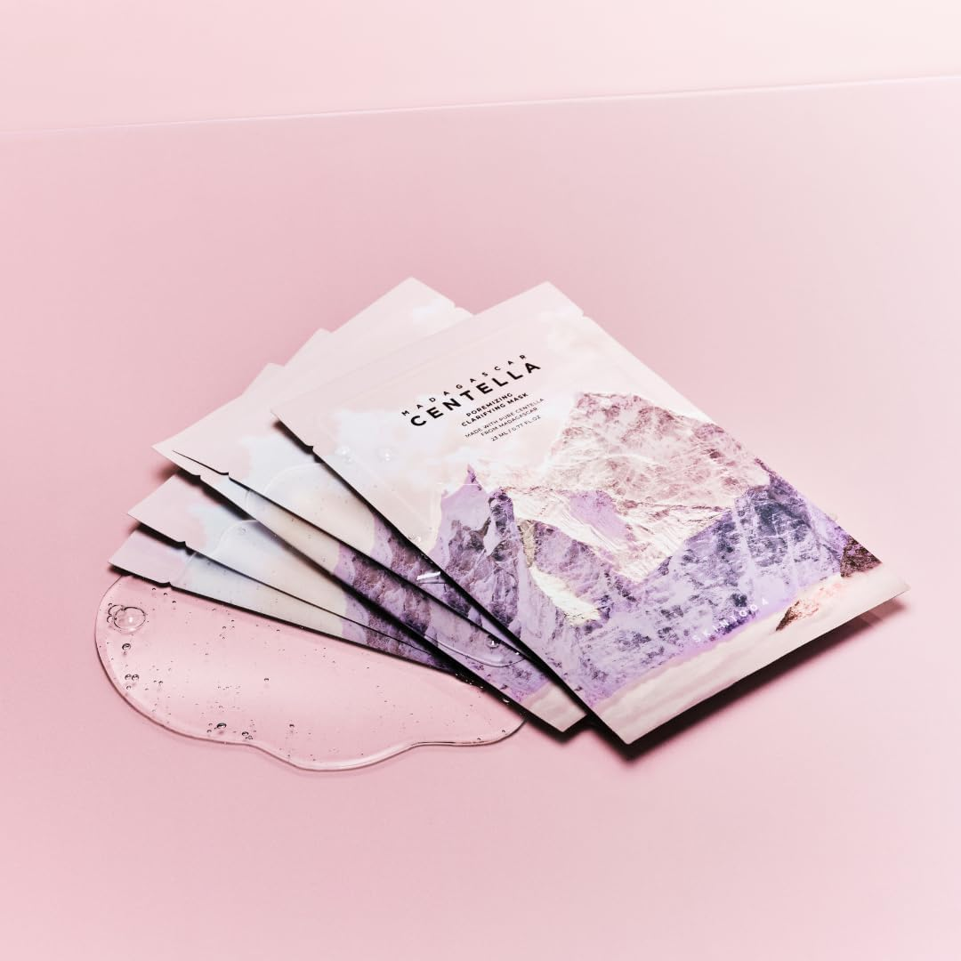 SKIN1004 Madagascar Centella Poremizing Clarifying Mask X 5 Pack image number 2