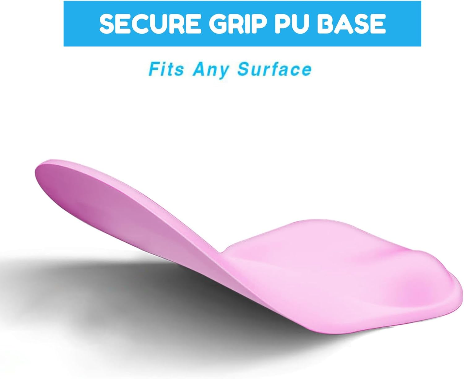 Wrist Rest Mouse Pad &ndash; Ergonomic Office Mousepad with Wrist Support, Non-Slip Design Desk Mat for Home & Game Decor Pink image number 4