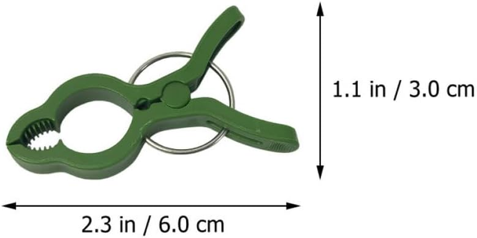 GAROZATION 20Pcs Green Plant Fixing Clips Gardening Art Clips for Securely Supporting Garden Plants Easy Installation High Flexibility Anti-Aging Design for Vines and Flowers image number 2