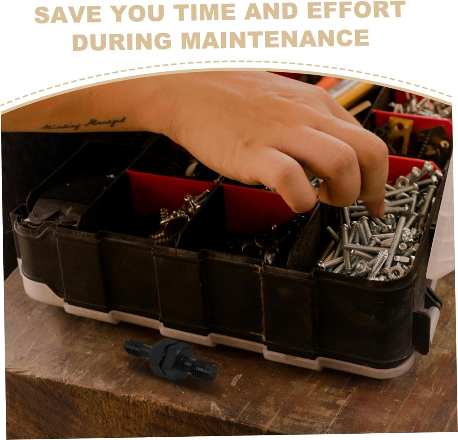 YOSADIER Spark Plug Thread Insert Tap Set for Automotive Engine Repair Carbon Steel Suitable for Car Maintenance and Repair Tools Sturdy and Reliable Spark Plug Socket Tool image number 1