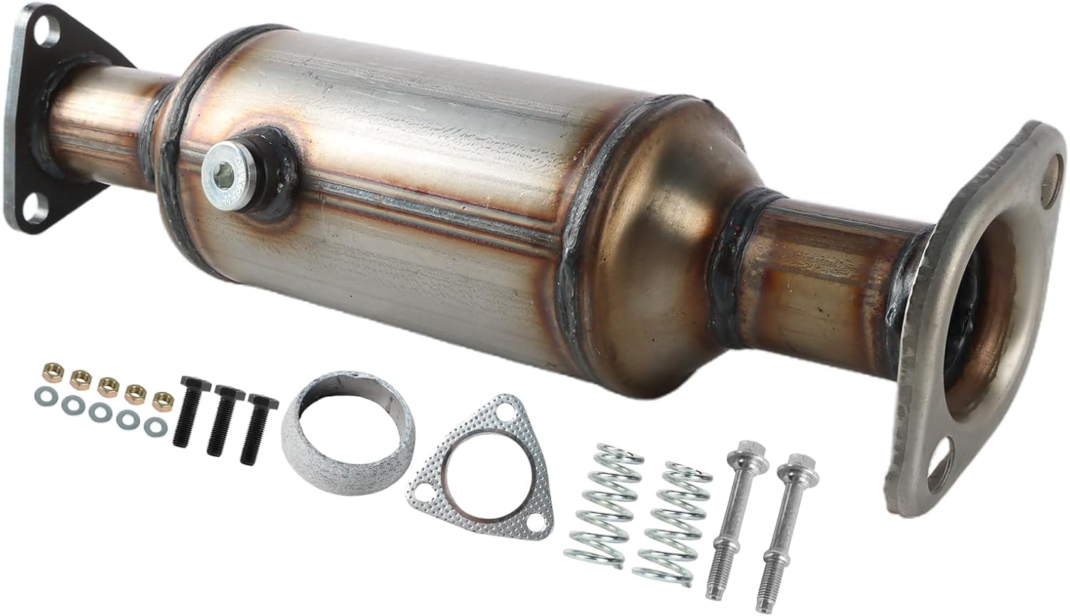 Sleyuyir Direct-Fit Catalytic Converter Compatible with Honda Civic EX & Si 1.6L 1999-2000, Compatible with Acura EL 1.6L 1999-2000 Automotive Replacement Part with Gasket image number 1