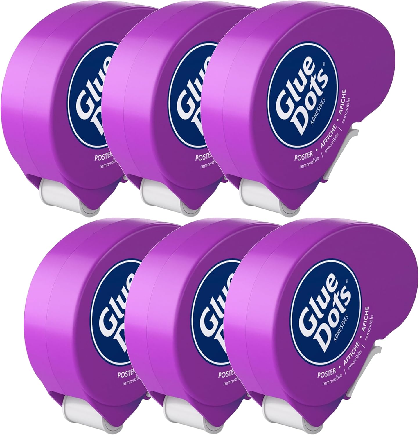 Glue Dots Removable Dot N' Go Dispenser with 200 (.375 Inch) Removable Adhesive Dots (03669E) image number 3