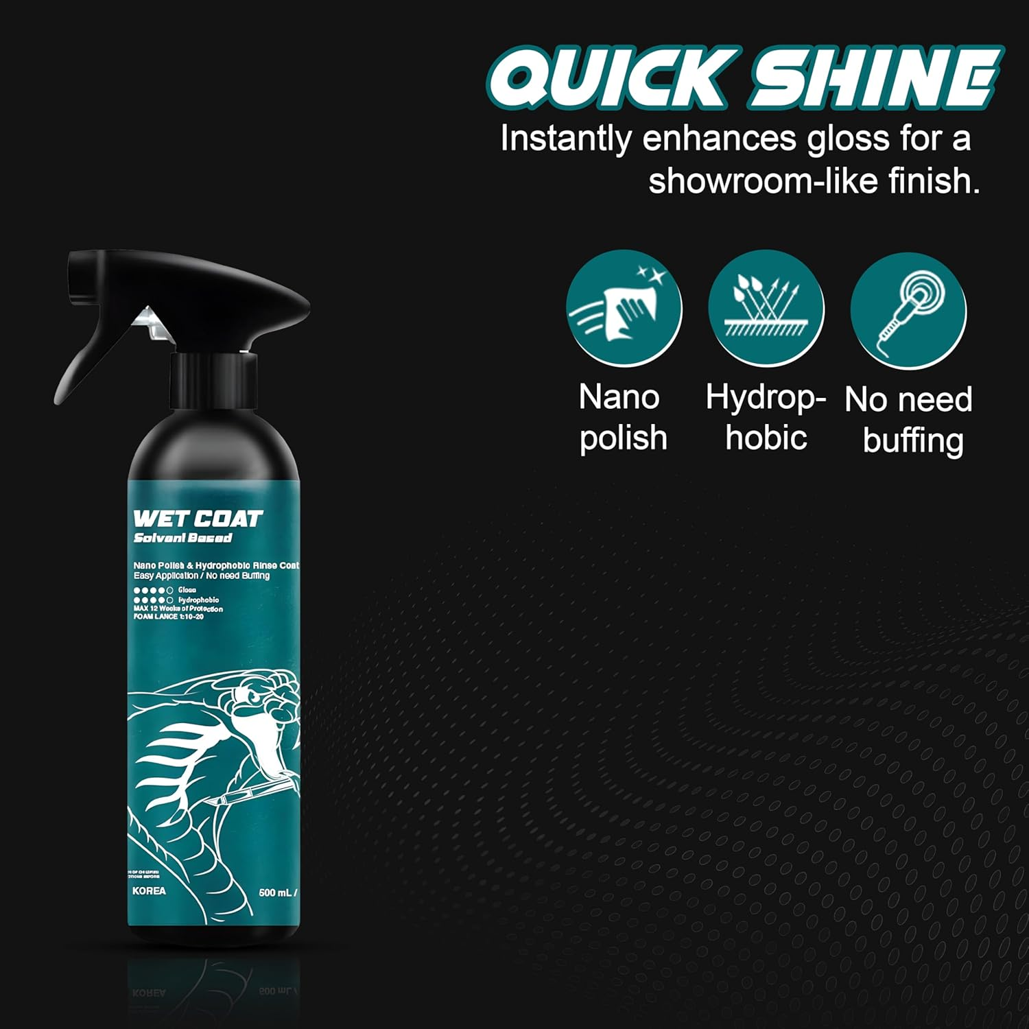 Wet Coat | Solvent Based | 500Ml image number 6