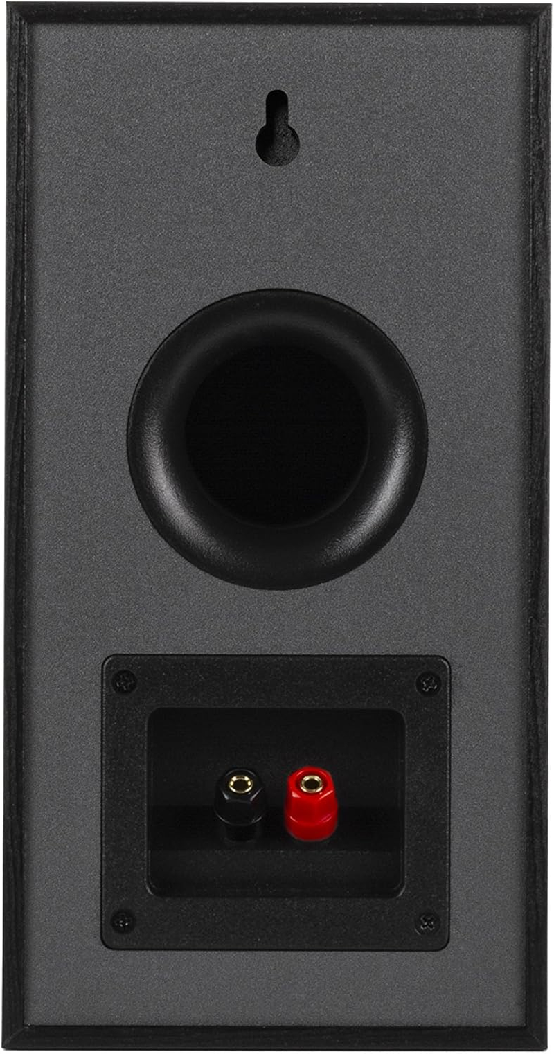 Klipsch R-41M Powerful Detailed Bookshelf Home Speaker Set of 2 Black image number 6