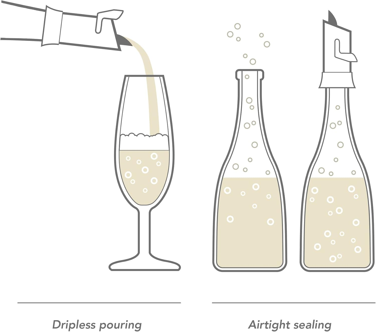 Vacu Vin Champagne Saver & Server