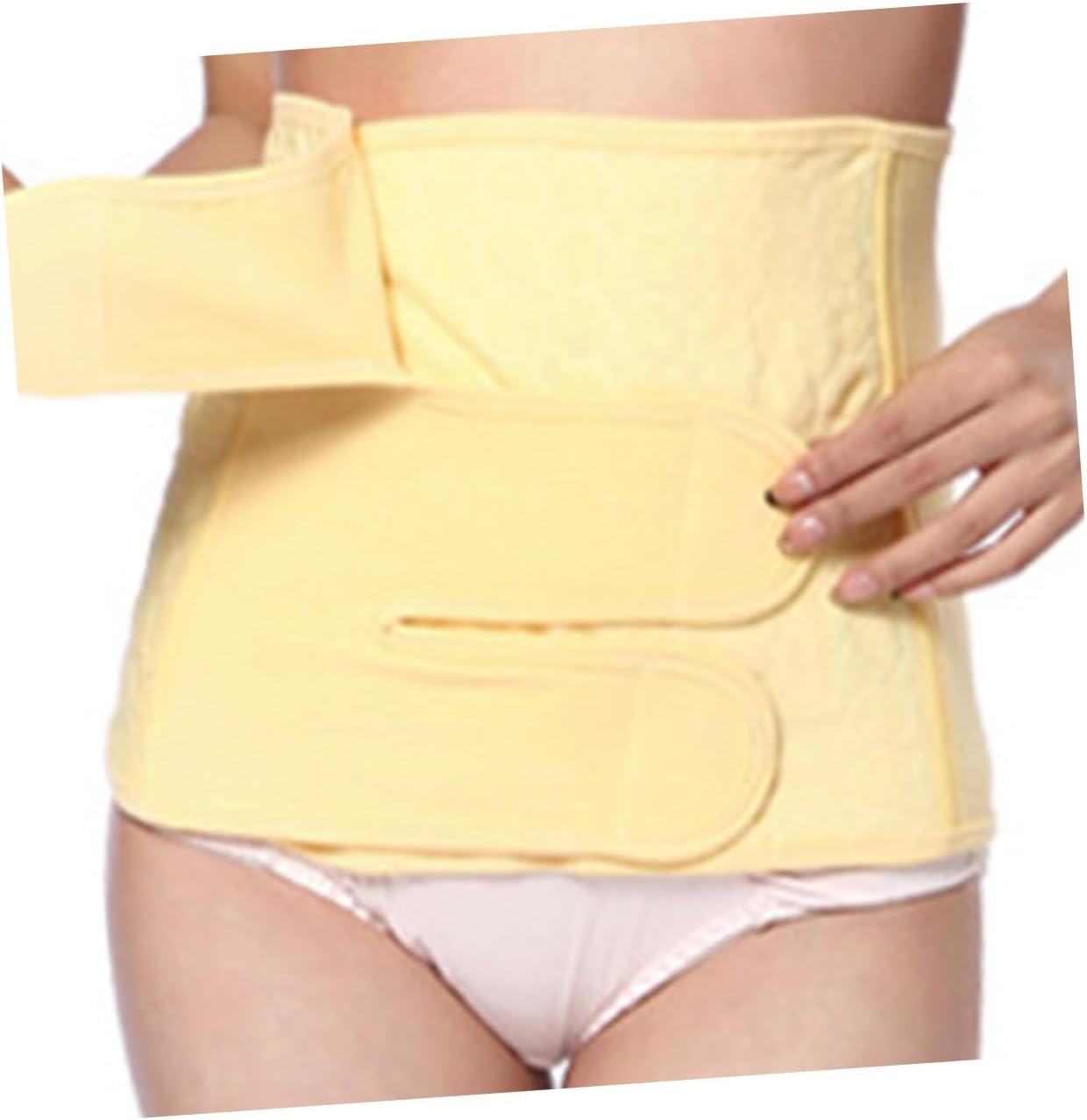 Special Cesarean Cotton Belly Wrap Band for Postpartum Yellow and Breathable Maternity Support for Women after Childbirth image number 6