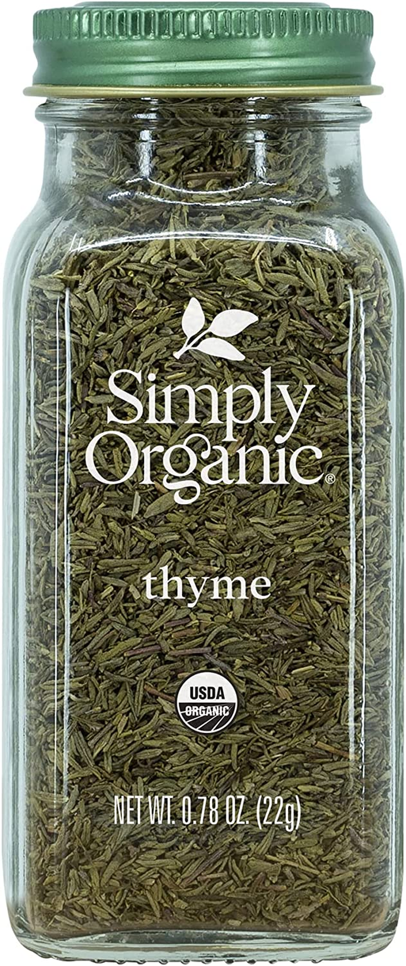 Simply Organic Simply Organic Thyme Leaf Large Glass 22G, 22 G - 1