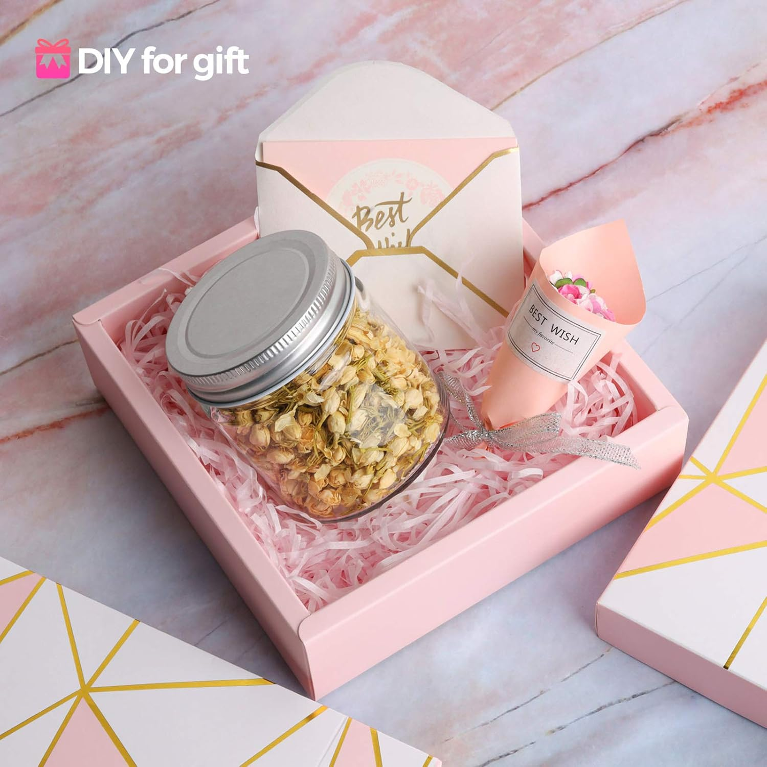 Comsaf Mason Jars with Airtight Metal Regular Lids(8Oz/250Ml), Sealed Clear Glass Canning Jars with Wide Mouth for Spices, Honey, Jam, Jelly, Ideal for Wedding Favors, Baby Shower Favors, Set of 12 image number 1