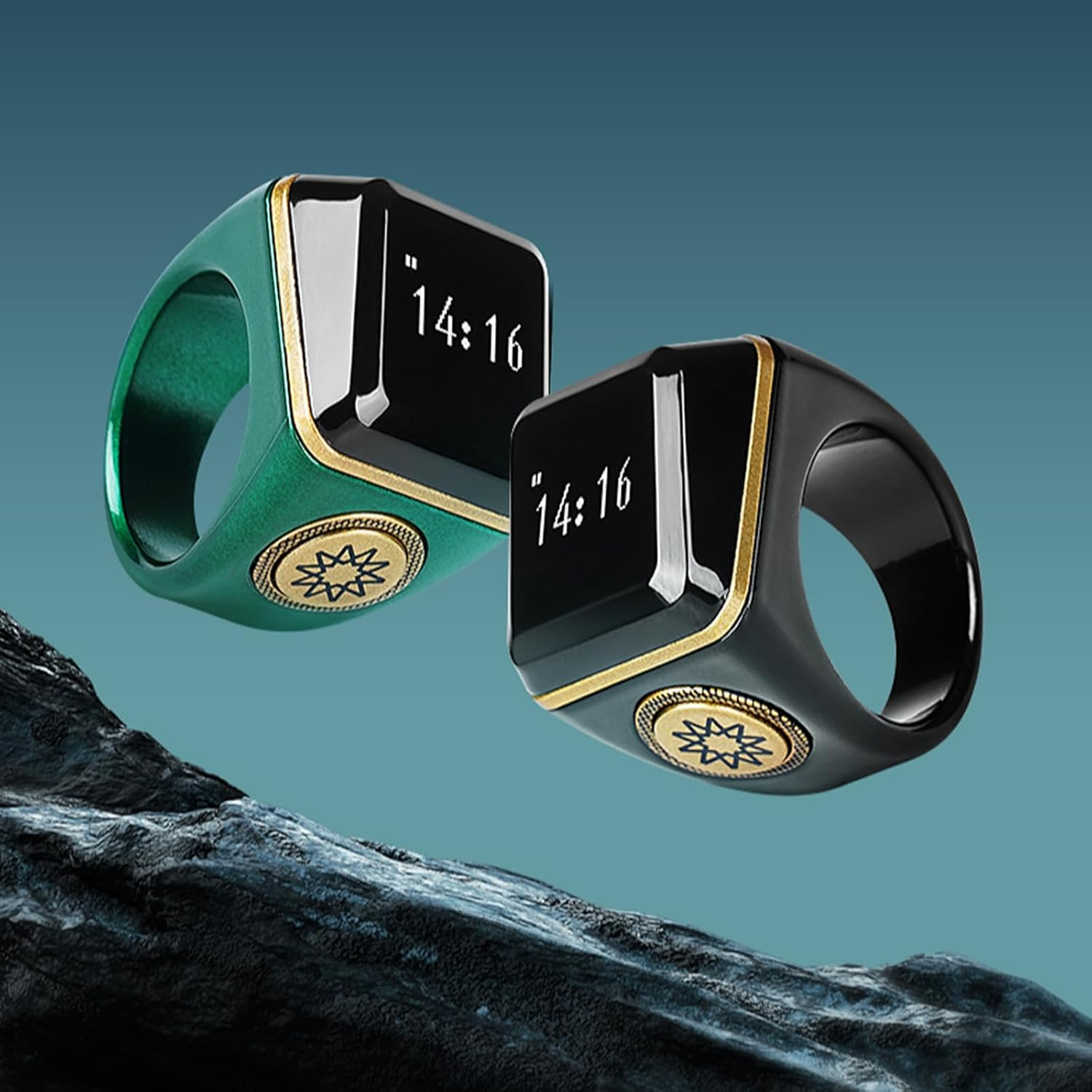 YUENTOEN Finger Tally Counter Clicker, Digital Tally Counter Ring with 0.49In Screen, APP Support, Prayer Reminders, Easy Count(Black,20Mm) image number 3