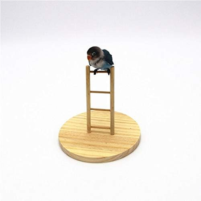 Pet Toys Hamster Parrot Bird Toy Training Ladder Standing Bar Bird Ladder, Specification: 4 Ladder Pet Toys