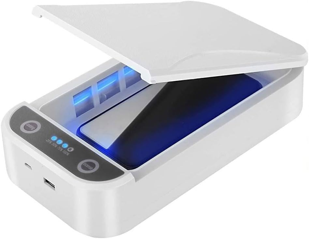 UV Steriliser Box with Aromatherapy, 2 UV Lamps, 17.5 X 10 X 3 Cm, USB Powered image number 4