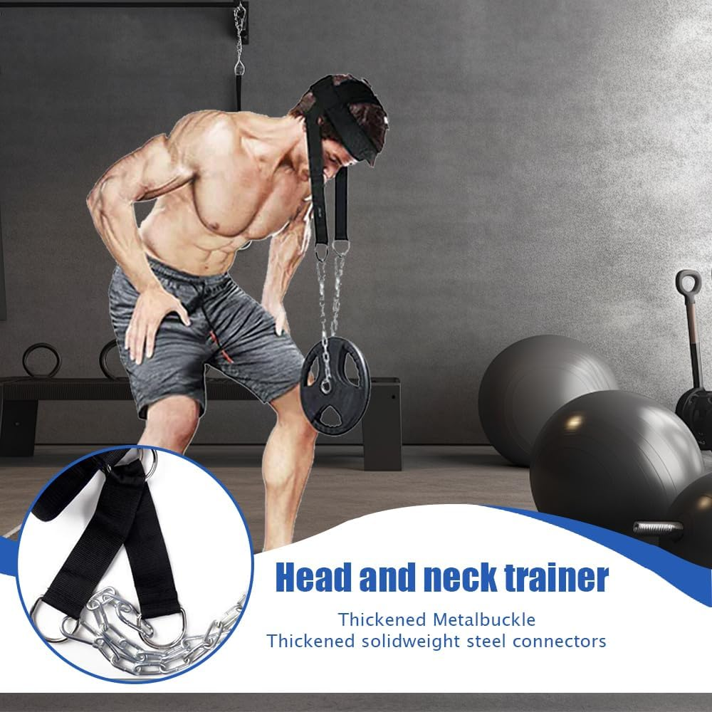 Neck Head Harness,Weight Lifting Training,Head Strap,Support Neck Strengthener,Neck Workout,Weight Lifting Head Harness,For Weight Lifting,Gym,Fitness Training image number 6