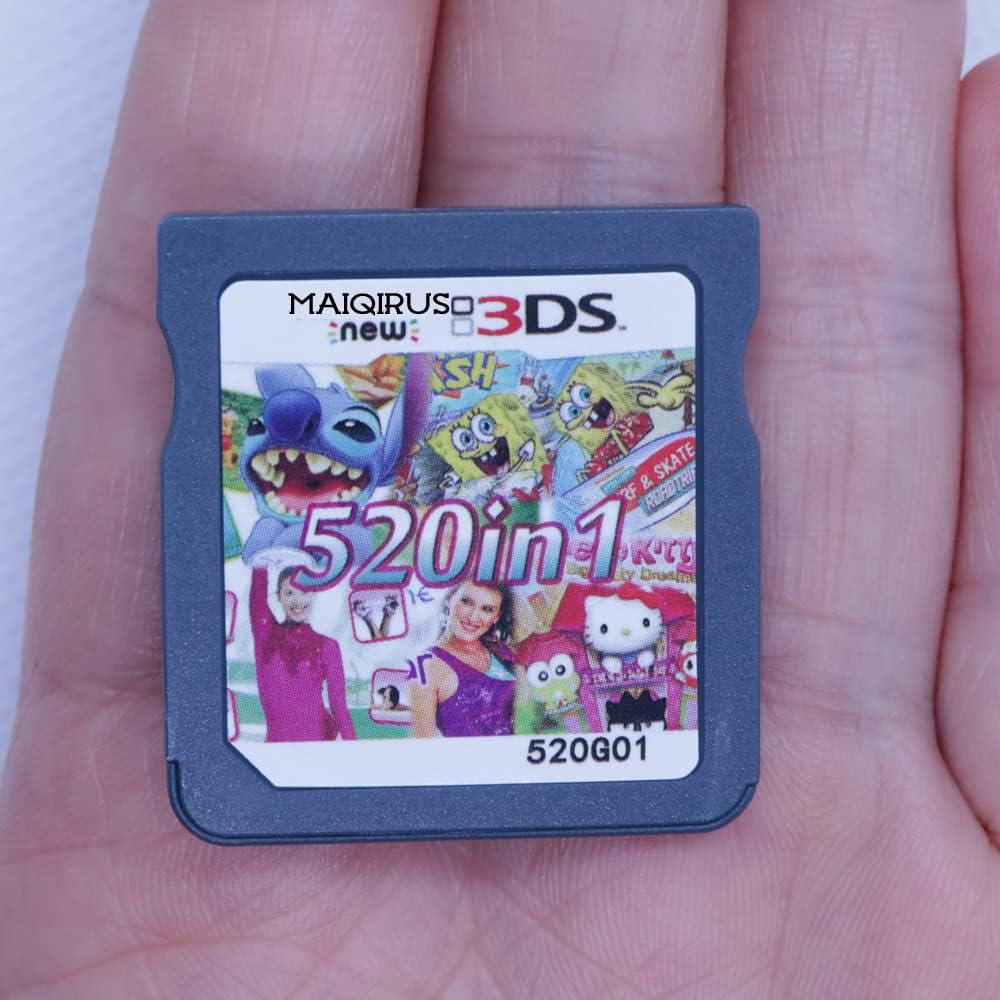 In 1 Nintendo Ds Game Cartridge 520 in 1 3Ds Game Pack Cartridge, Game Pack Card Super Combo for Most Nintendo DS / 2DS / 3DS Console (Reproduction) image number 6