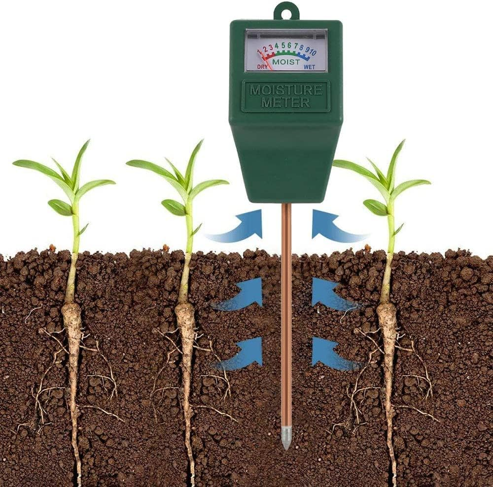 Soil Moisture Sensor Mete Tester, Soil Water Monitor, Hygrometer Sensor Test Kit Plant Water Meter for Indoor & Outdoor Garden Plant Flower Testing Tool image number 2