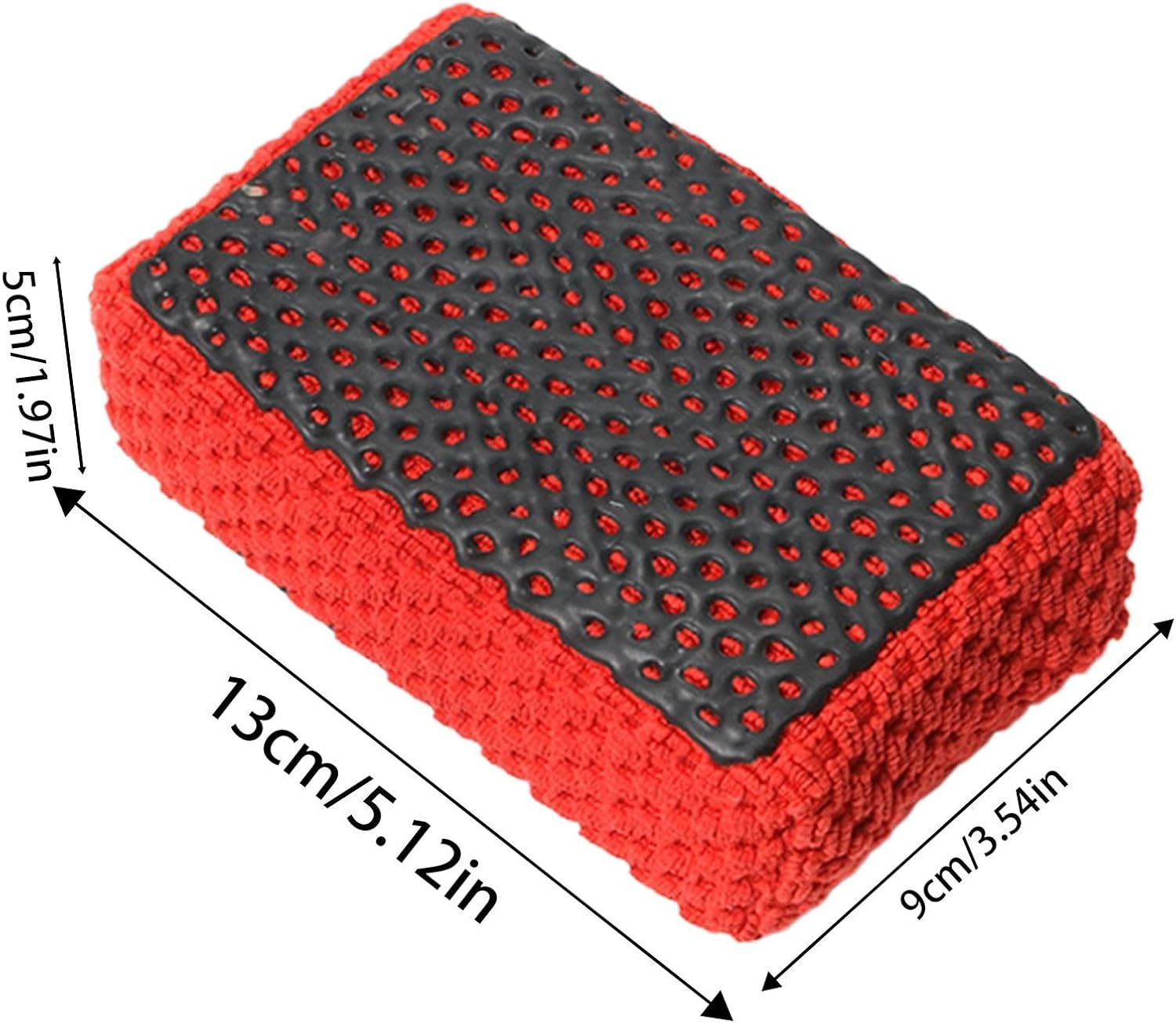 Auto Detailing Sponge - High-Density Car Cleaning Pad, Reusable Vehicle Wash Sponge | Soft Microfiber Car Wash Tool, Lint- Finish, Car Care Accessory, Automotive Cleaning Sponge image number 1
