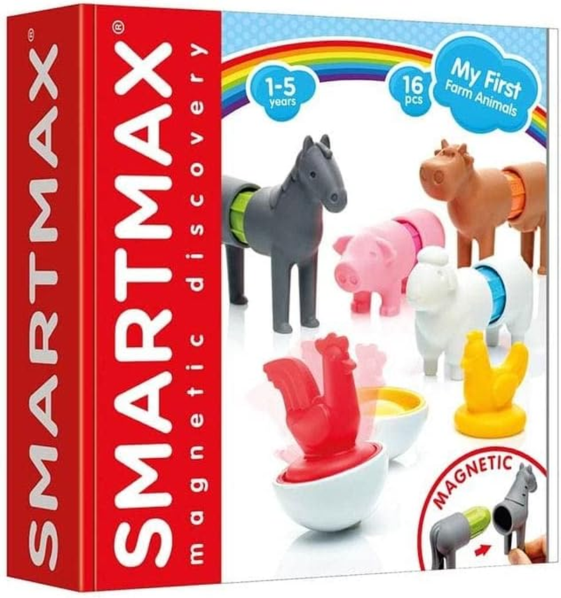 SMARTMAX - My First Farm Animals, Magnetic Discovery Play Set, 16 Pieces, 1-5 Years image number 4