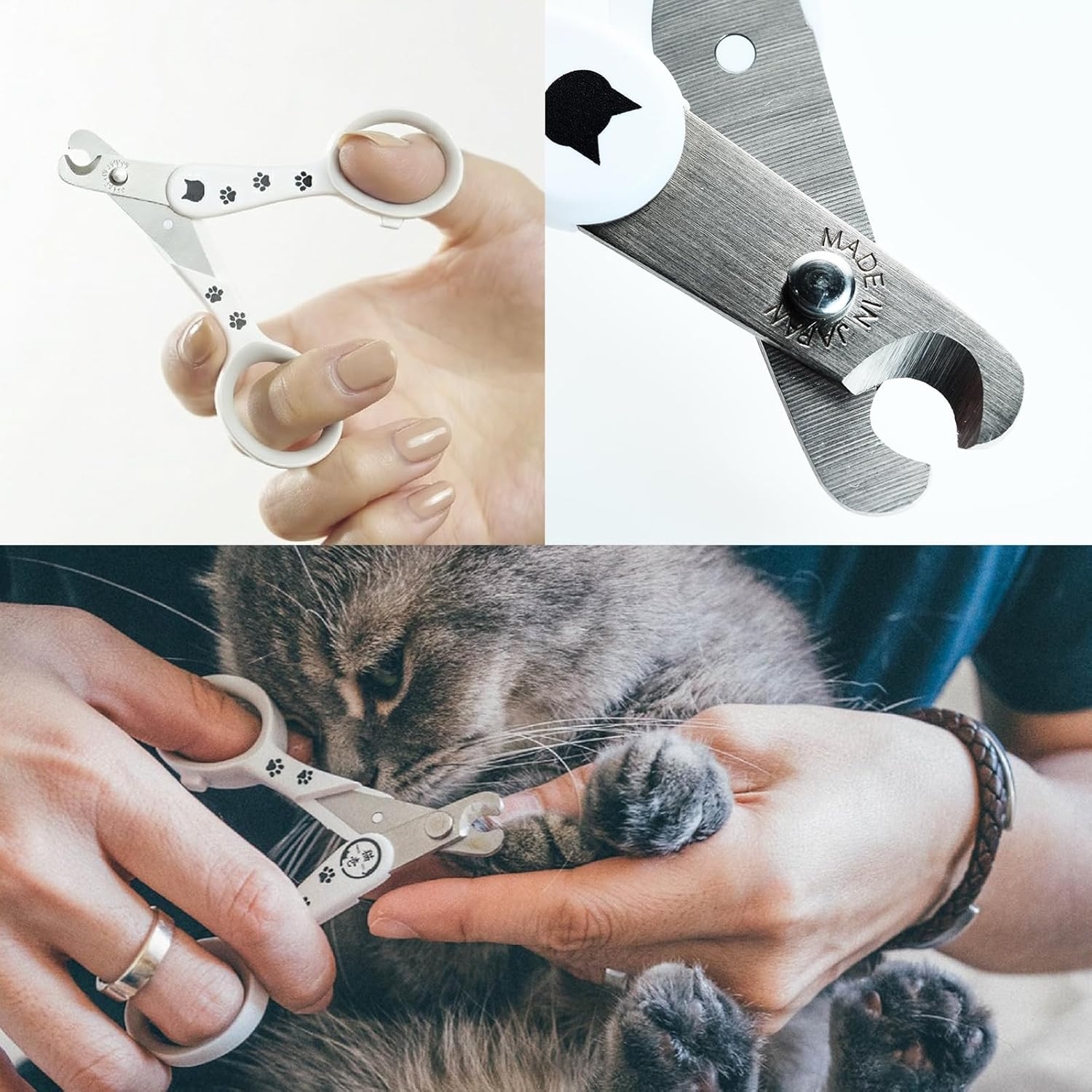 Necoichi Nail Clippers for Cats That Cut without Stress, Alloy Steel, Made in Japan image number 4